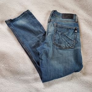 Rock & Republic Distressed Relaxed Straight Jeans, 32x30